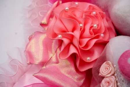 Romantic Pink Rose Garden Wreath